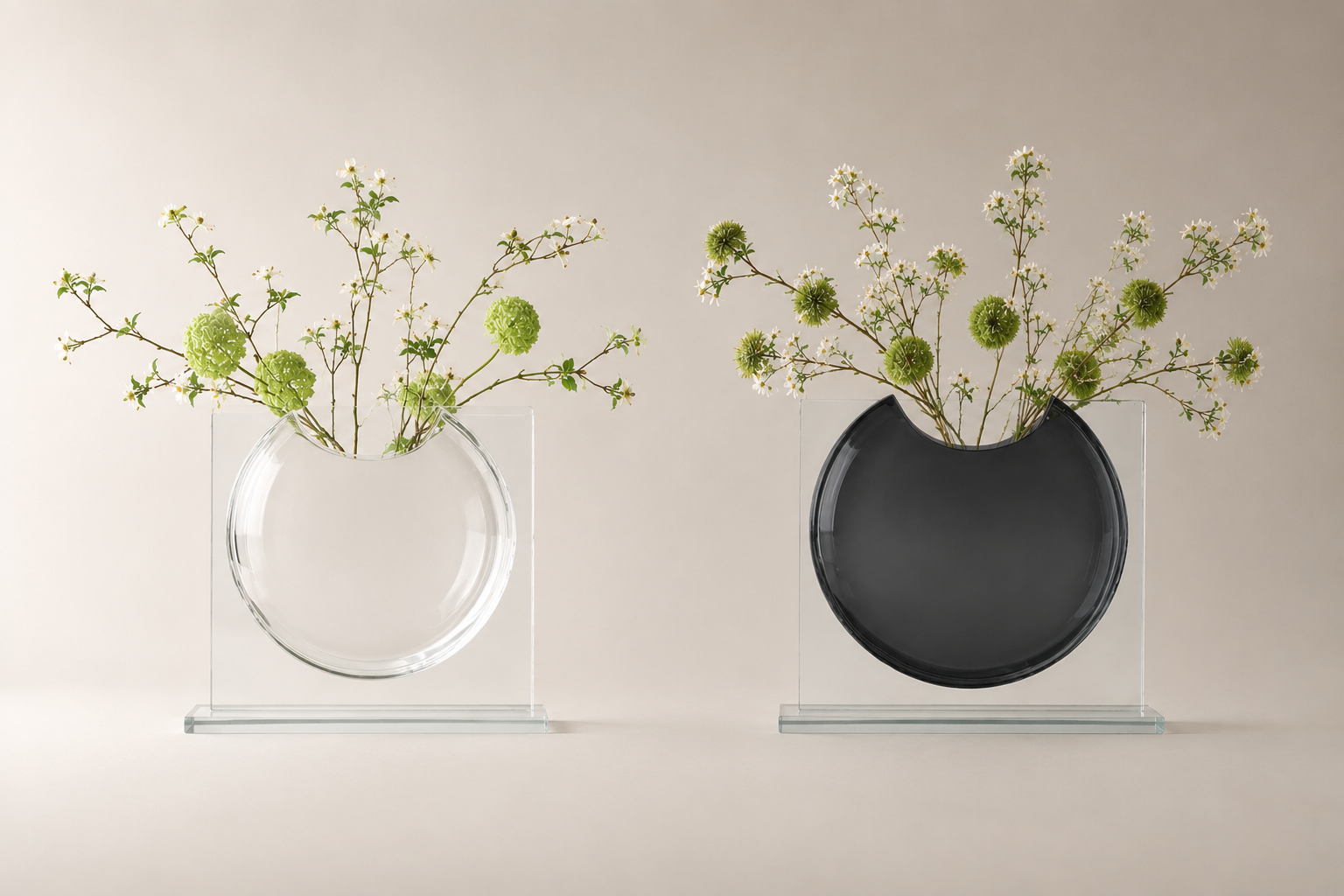 Handmade Glass Ellipse Vase by Embery Home