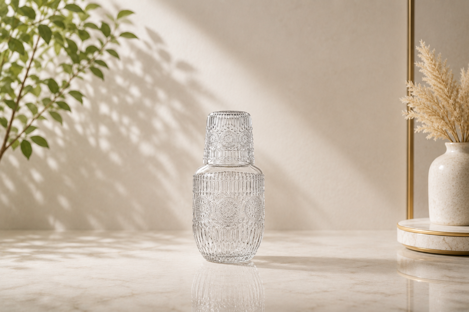 Vintage Bedside Water Carafe