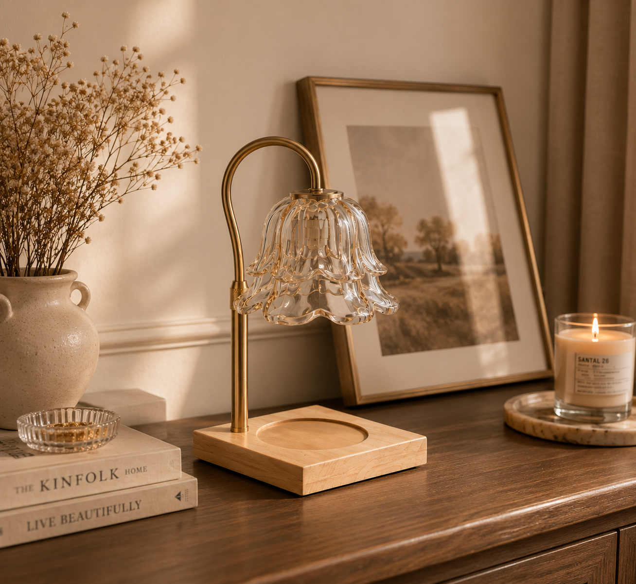 Handmade Candle Warmer Lamp