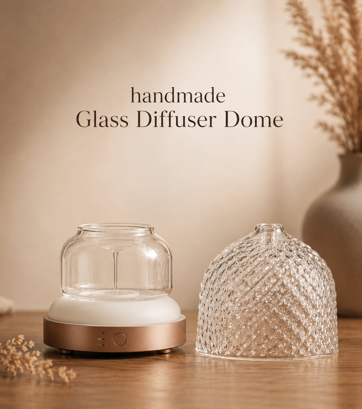 Handmade Glass Essential Oil Diffuser by Embery Home