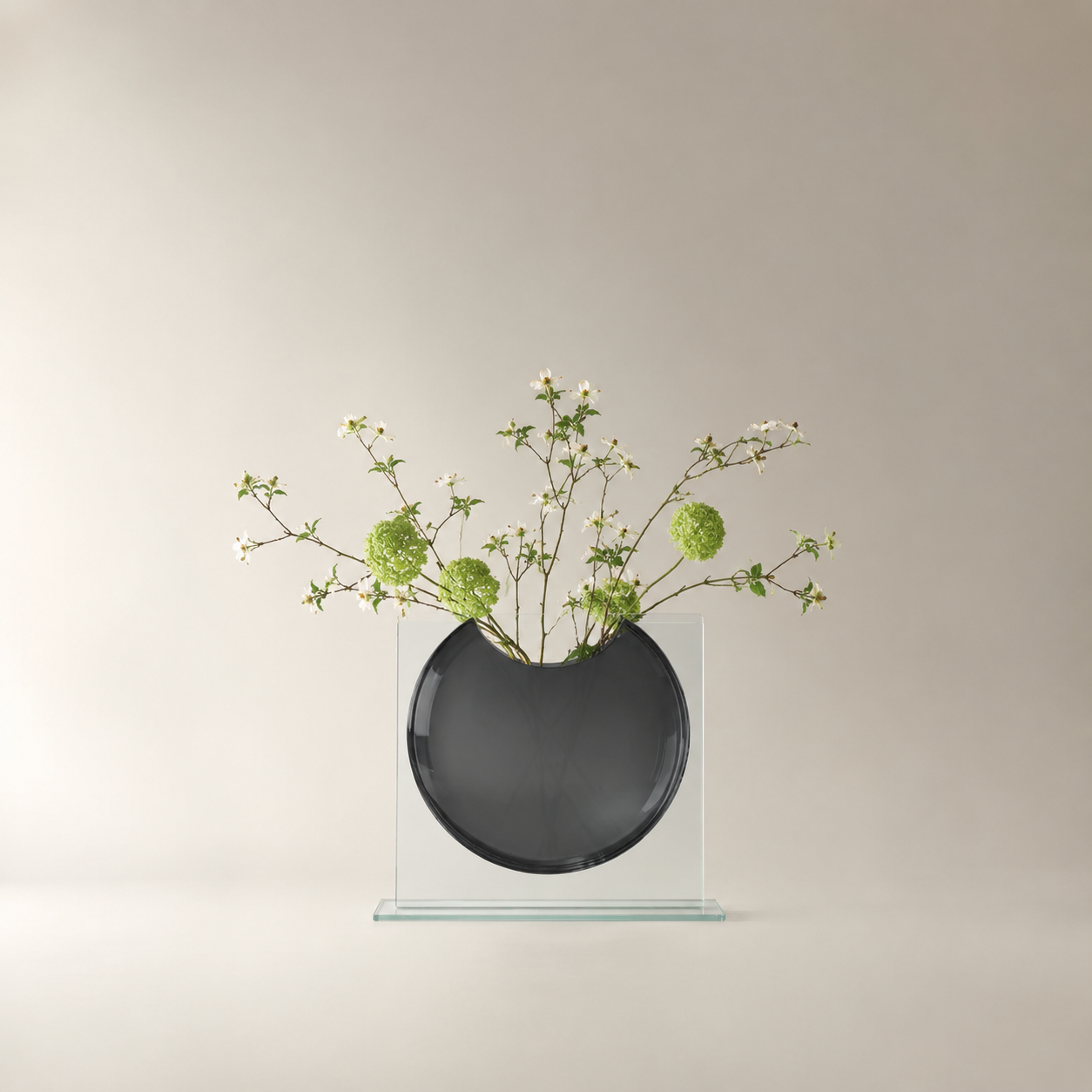 Handmade Glass Ellipse Vase by Embery Home