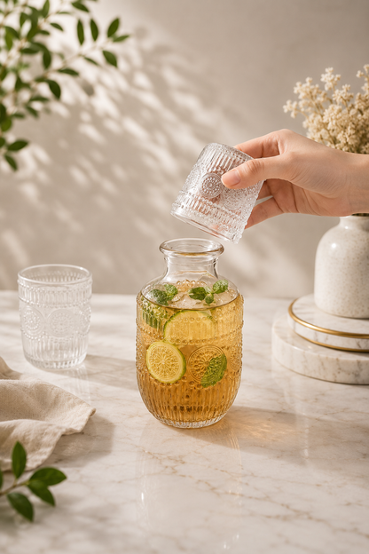 Vintage Bedside Water Carafe
