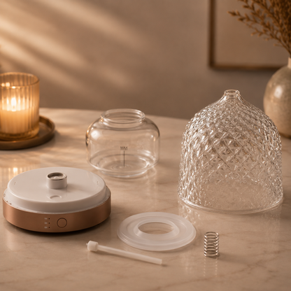 Handmade Glass Essential Oil Diffuser by Embery Home