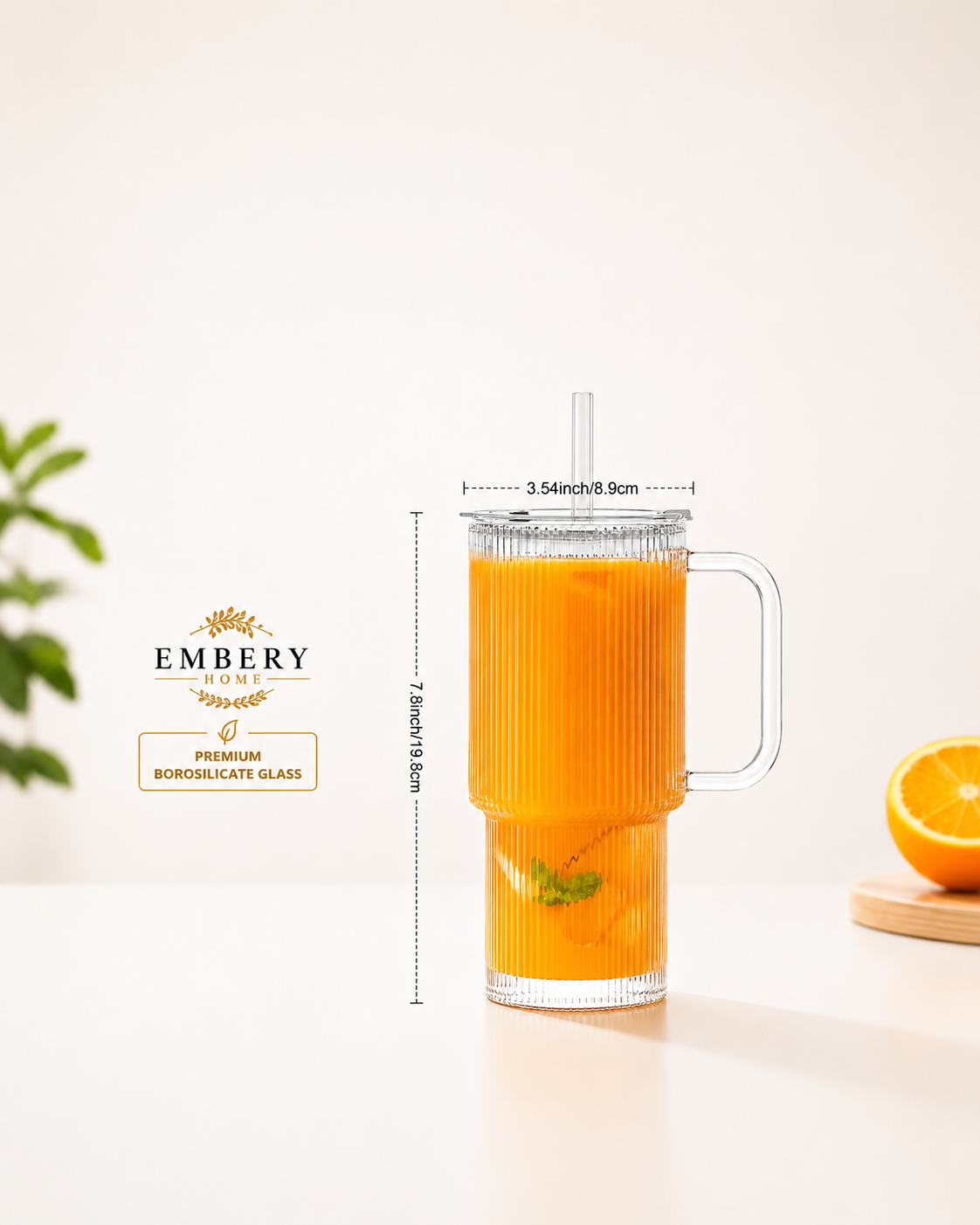 Handmade Glass Tumbler By Embery Home