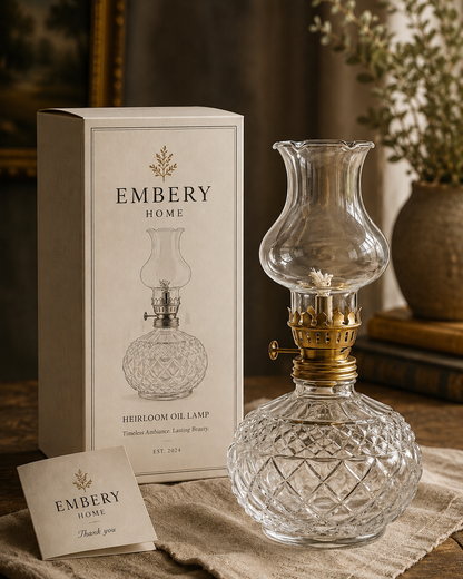 Vintage Oil Lamp by Embery Home™