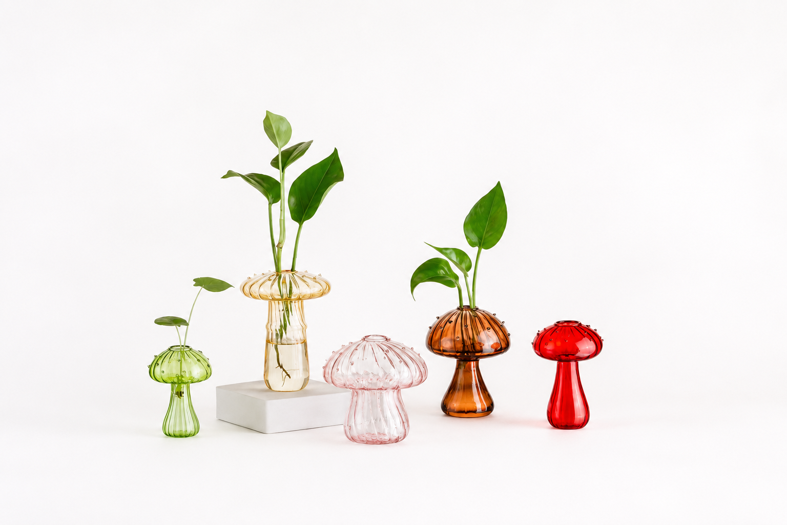 Vintage Mini Mushroom Vases by Embery Home™️
