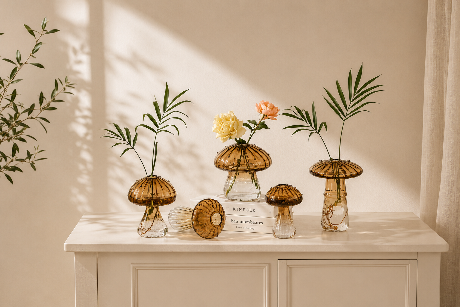 Vintage Mini Mushroom Vases by Embery Home™️
