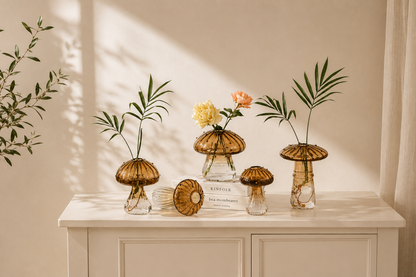Vintage Mini Mushroom Vases by Embery Home™️