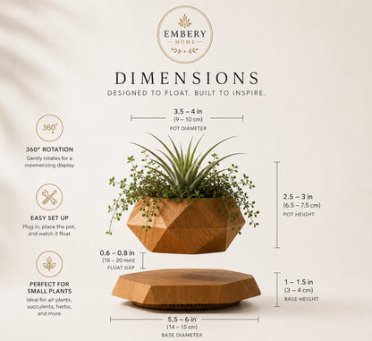 Levitating Plant Pot by Embery Home