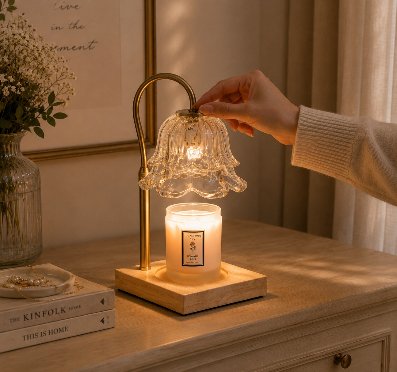 Handmade Candle Warmer Lamp