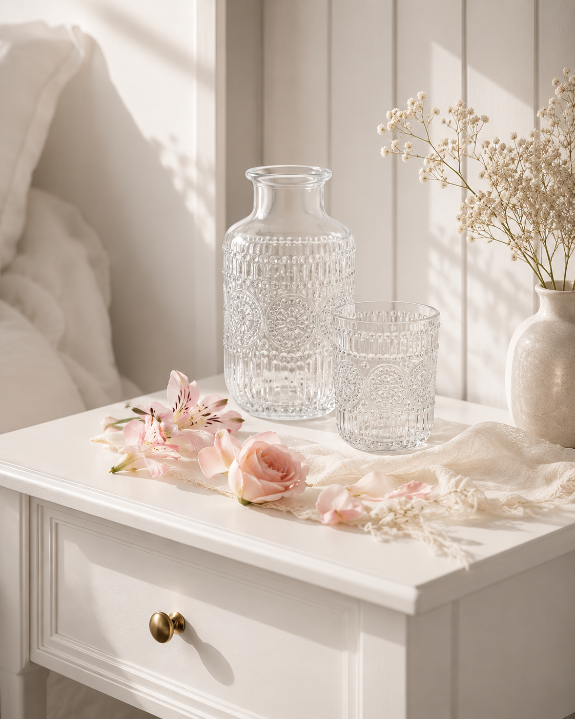 Vintage Bedside Water Carafe