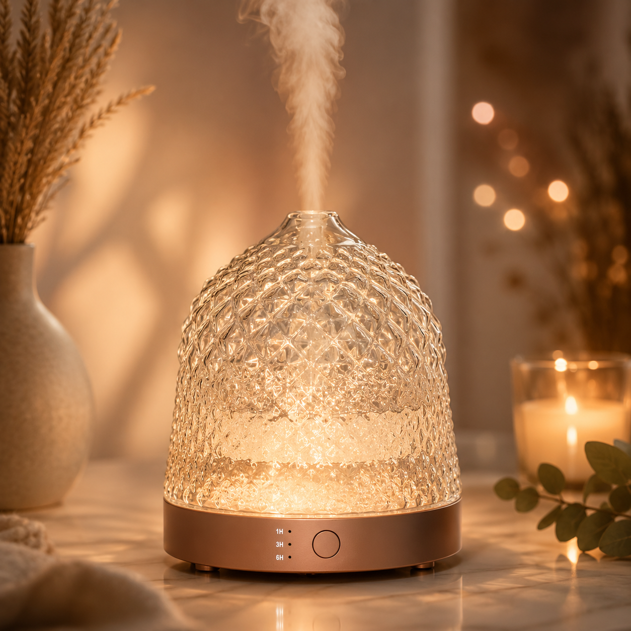 Handmade Glass Essential Oil Diffuser by Embery Home